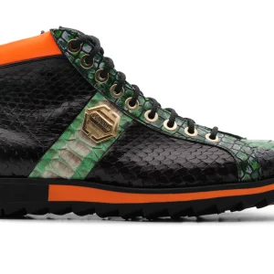 Bottine python orange édition limitée