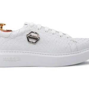 Baskets en vrai cuir python