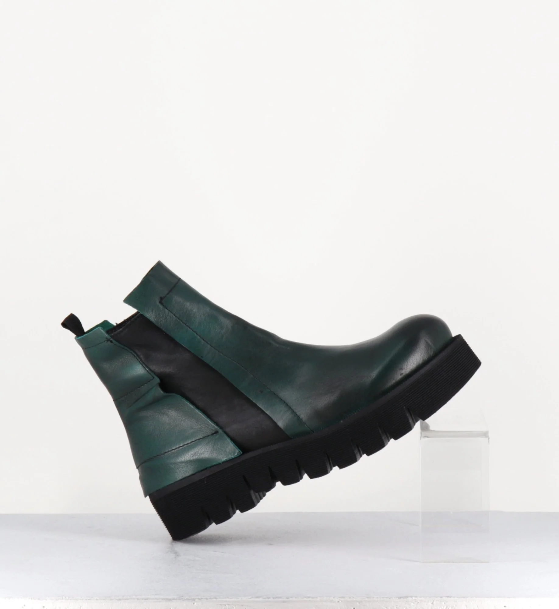 Boots légères en cuir vert - CHILO SUAVE ATLANTICK – Image 6