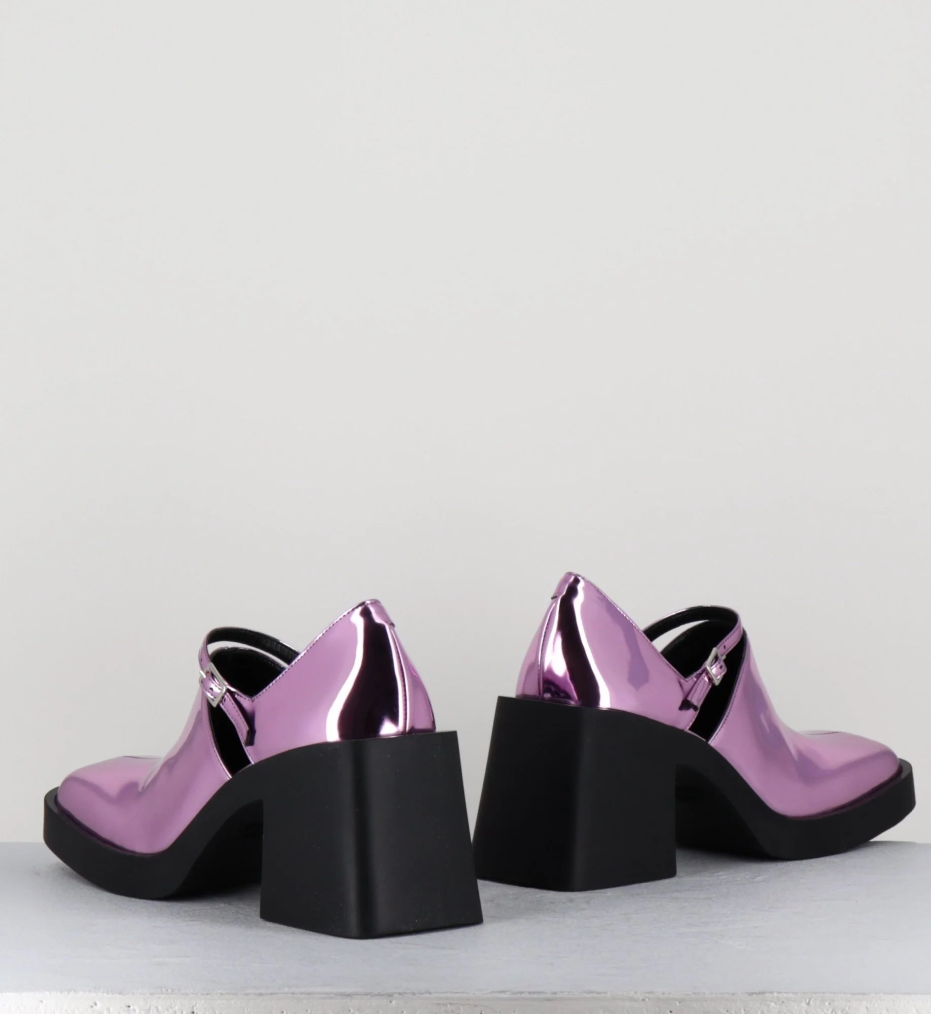 90s Mary-Jane miroir rose - KIM METALLIC PINK – Image 4