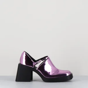 90s Mary-Jane miroir rose - KIM METALLIC PINK