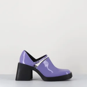 90s Mary-Jane en cuir vernis lilas - KIM LILAC PATENT