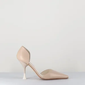 Escarpins en cuir beige 90s - HOLLY CRIS SAHARA