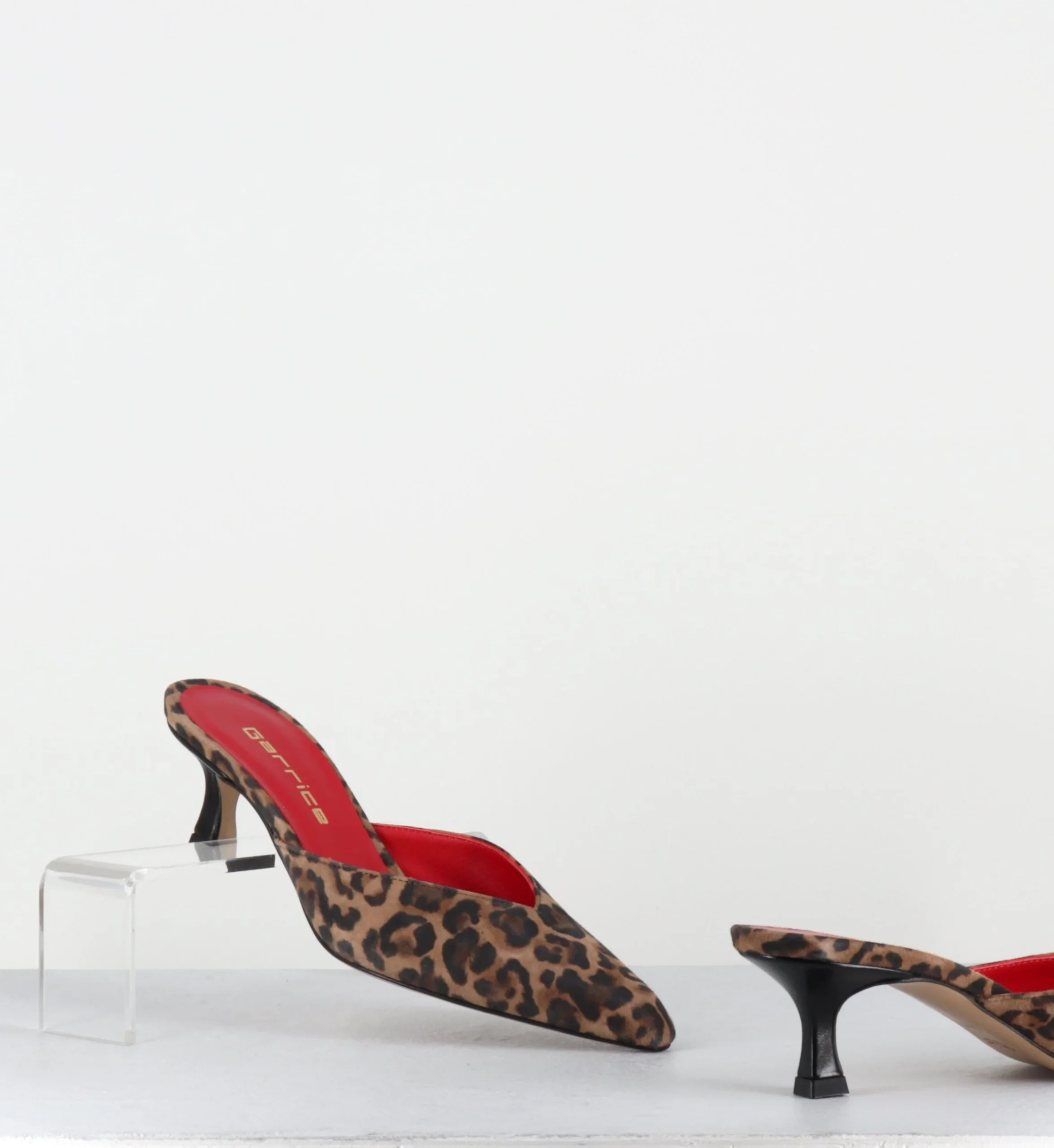 Mules bout pointu petit talon léopard - STONE CAM LEOPARDO – Image 4