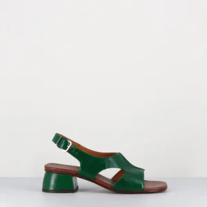 Sandales petit talon naplak vert - QUI-QUIANA44 FERRARI GREEN