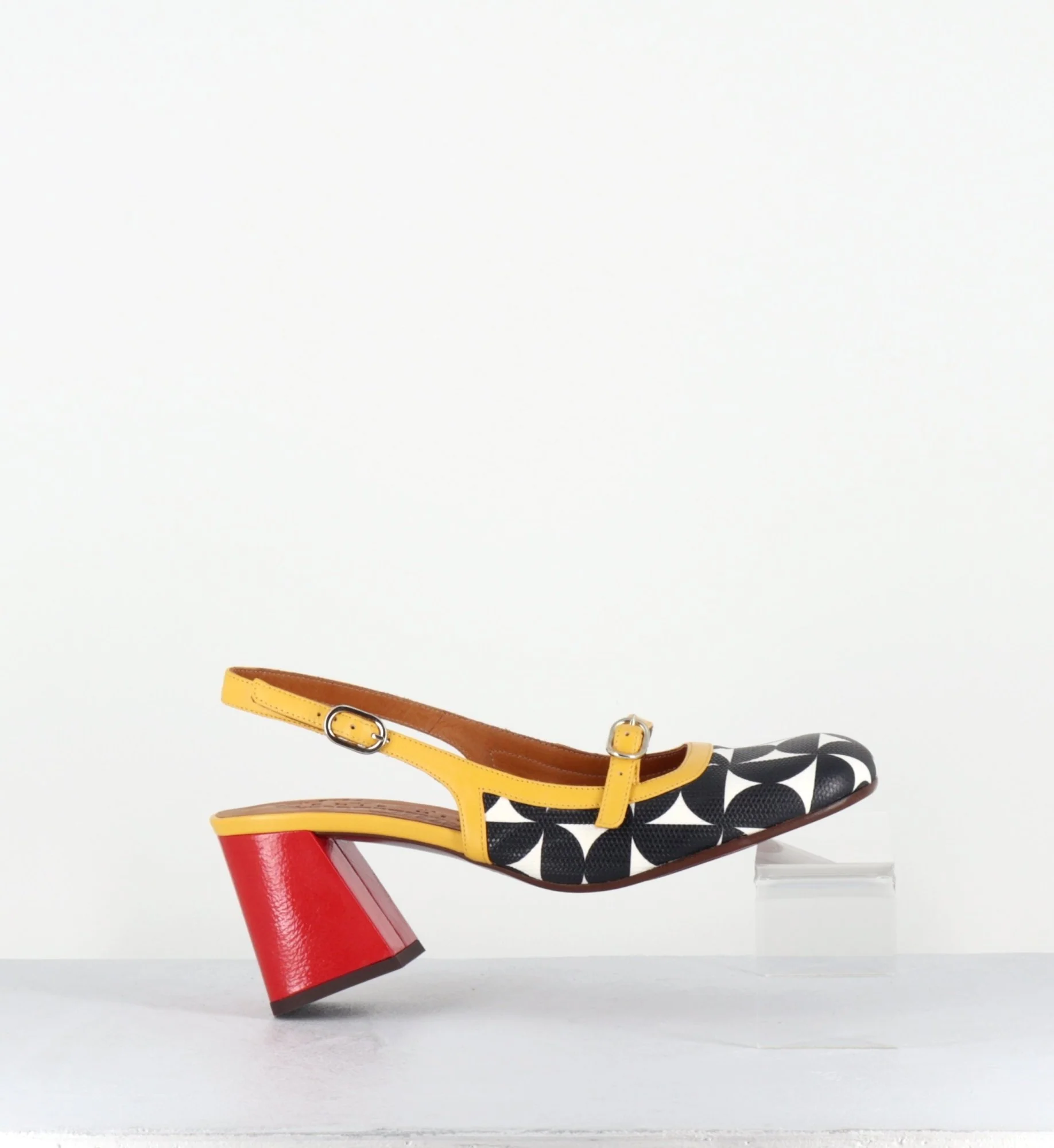 Babies slingback motif psychédélique talon rouge - SUNAMI SOFTY SUN – Image 6