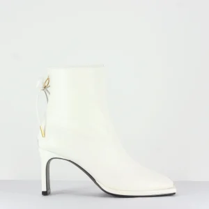 RIBBON SQUARE THIN BOOTS