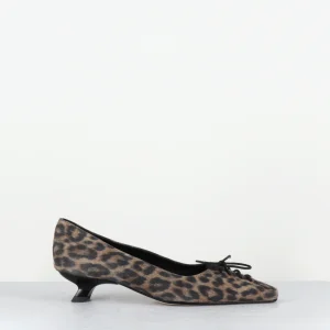 Escarpins leopard petit lacet - LATEI KAMELOS MACULATO