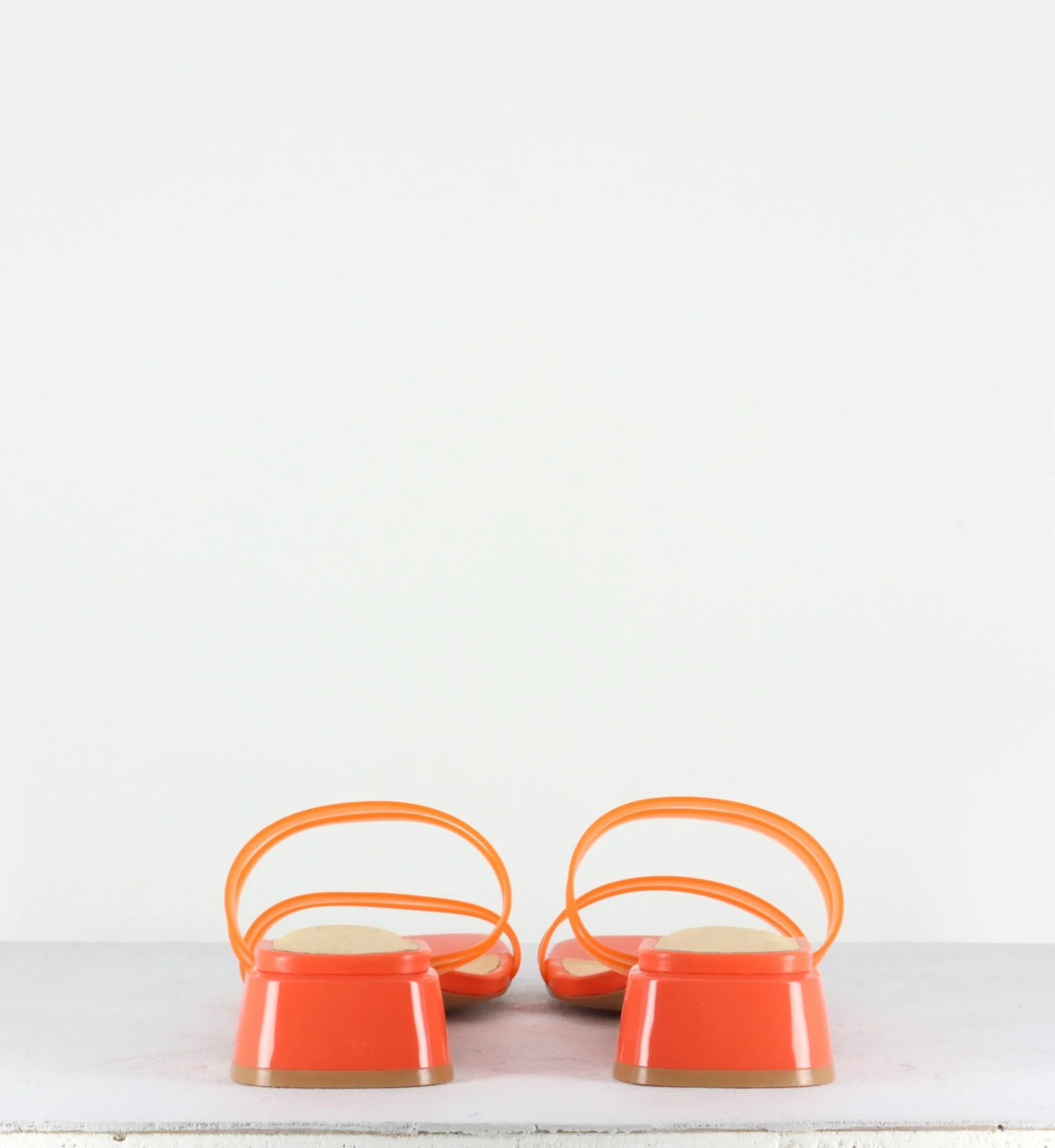 Hamuera Orange Fluro Vinyl Sandals – Image 5