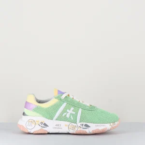 Sneakers vertes en broderie tridimentionnelle - BUFF 5842