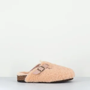 Sabots plats moutons rose - 230-BI PLURI MOUTON