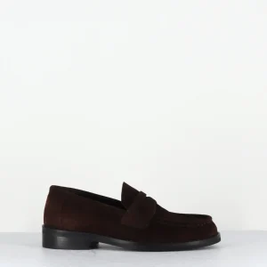 Mocassins plats en daim marron - DONE CAM T MORO