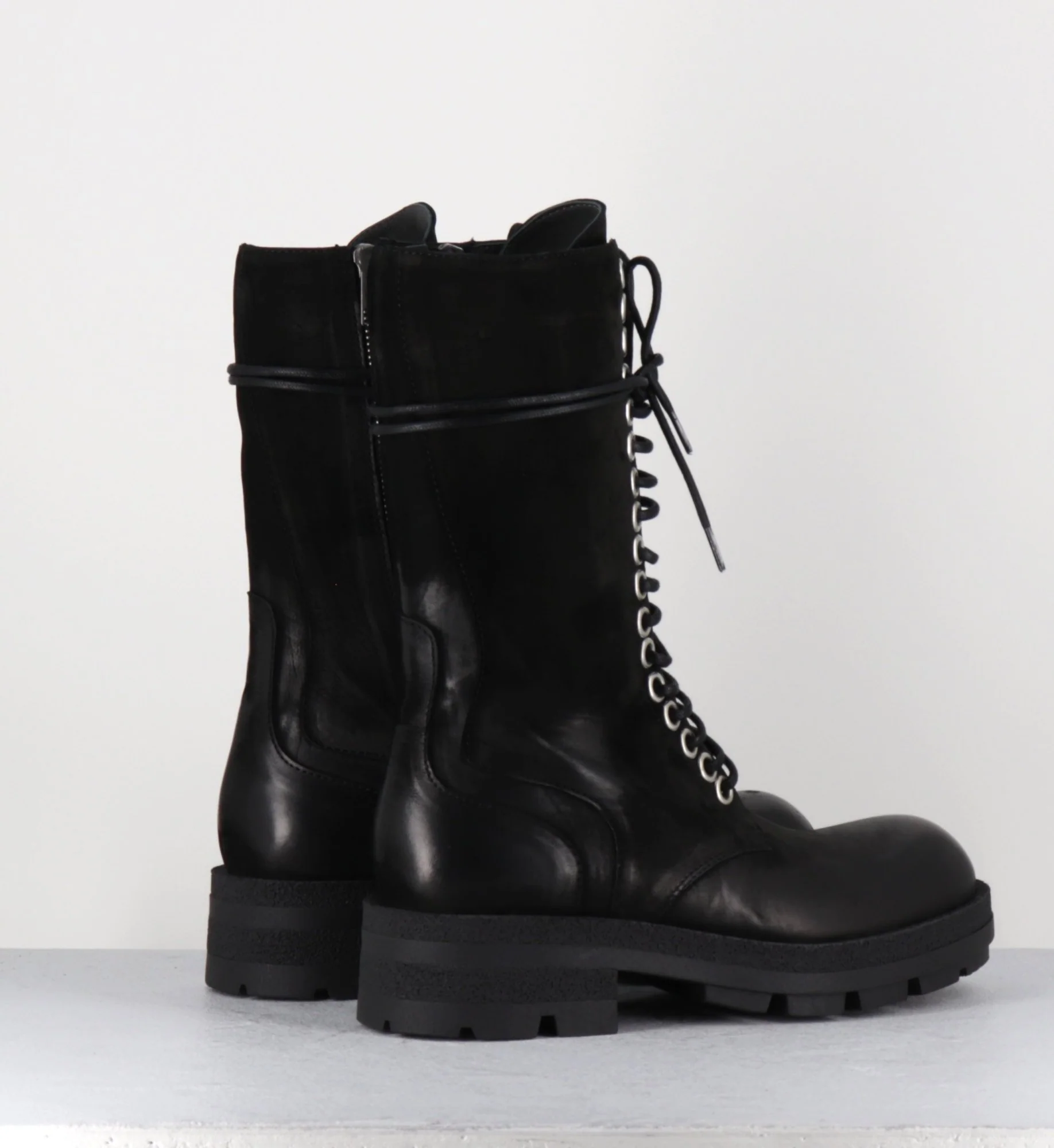 Rangers hautes nubuck noir - BRAND KATHY NERO – Image 4