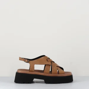 Sandale à plateforme légère camel - PE7420 STRIKE MOU