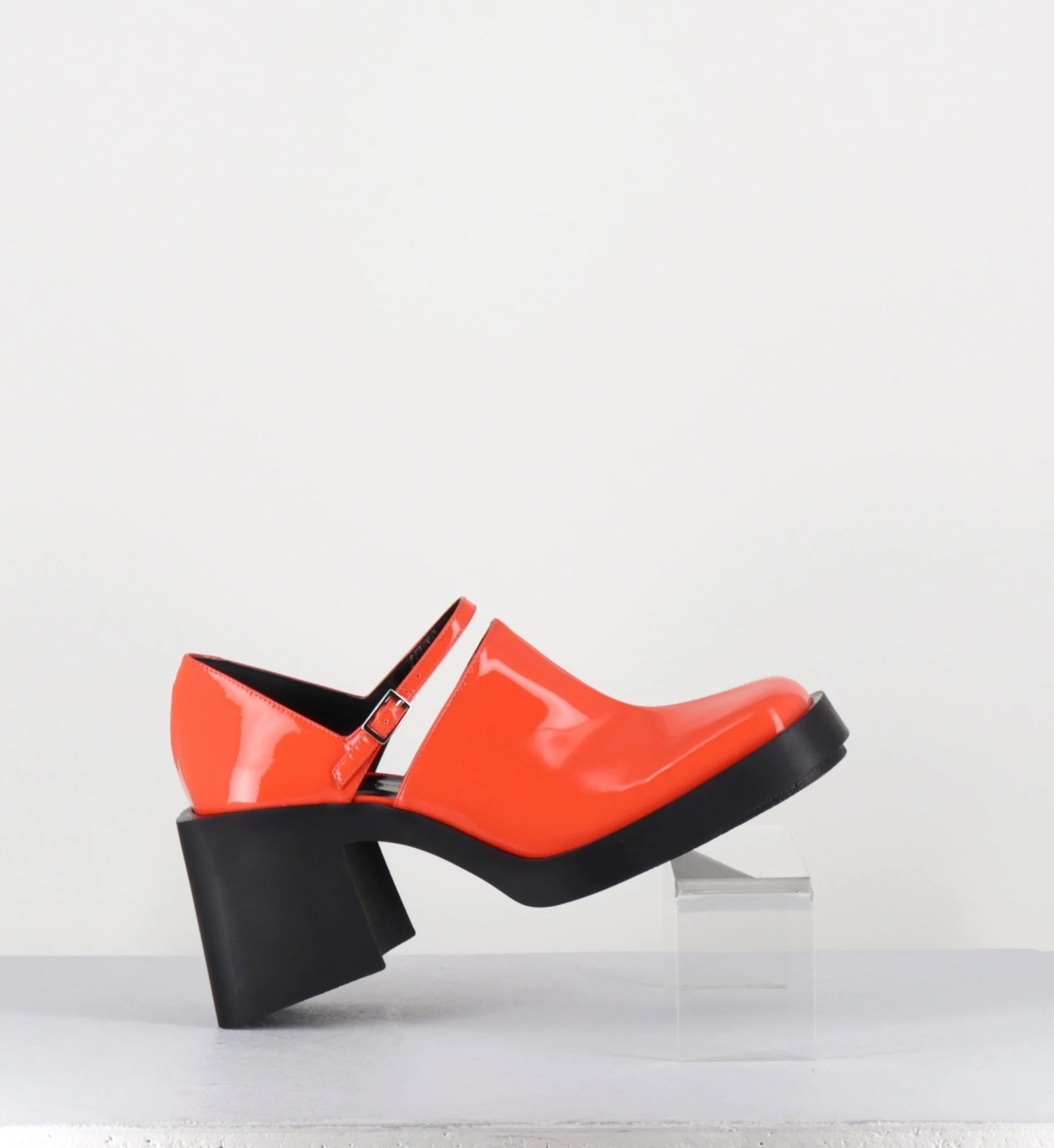90s Mary-Jane en cuir vernis orange - KIM ORANGE PATENT – Image 6