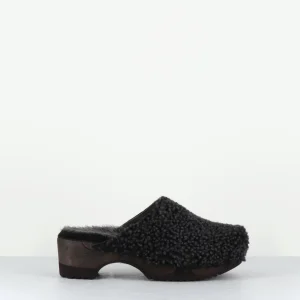 Sabots fourrée en mouton gris légers - 117-SB MOUTON OXY