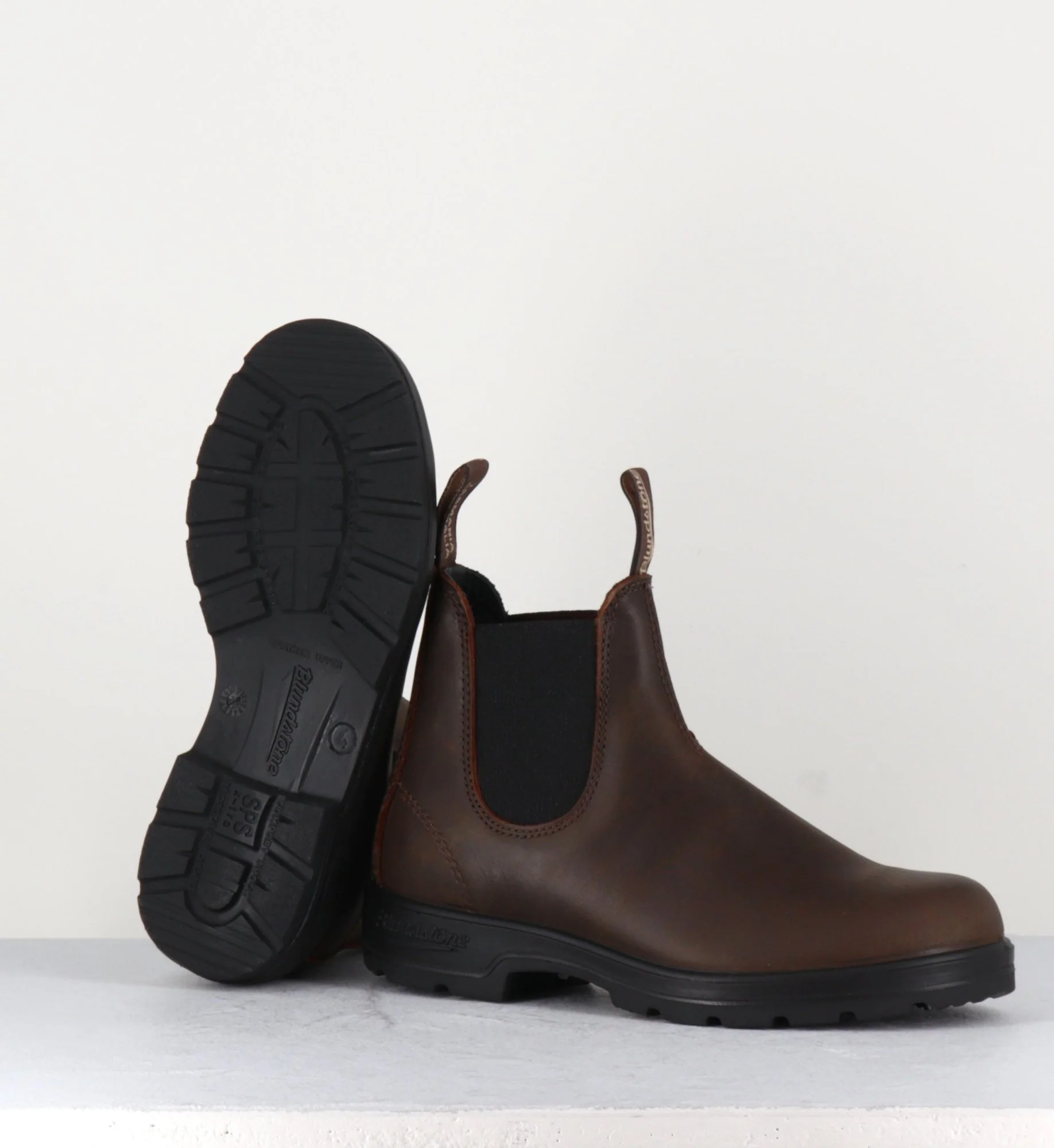 Classic Chelsea Boots cuir mate marron - 1609 ANTIQUE BROWN – Image 4