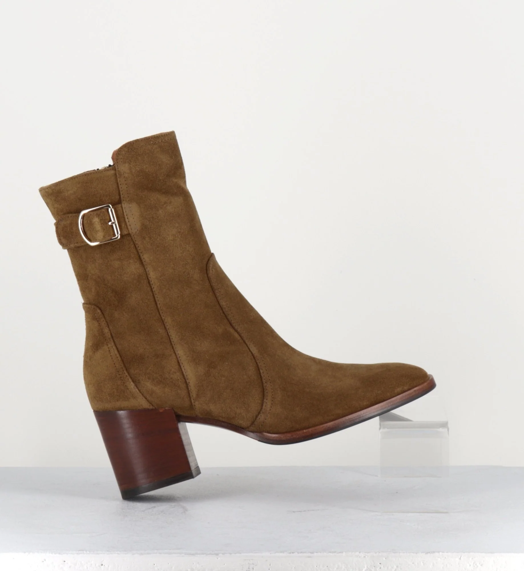 Boots en daim camel - 2525 MOUTARDE – Image 6