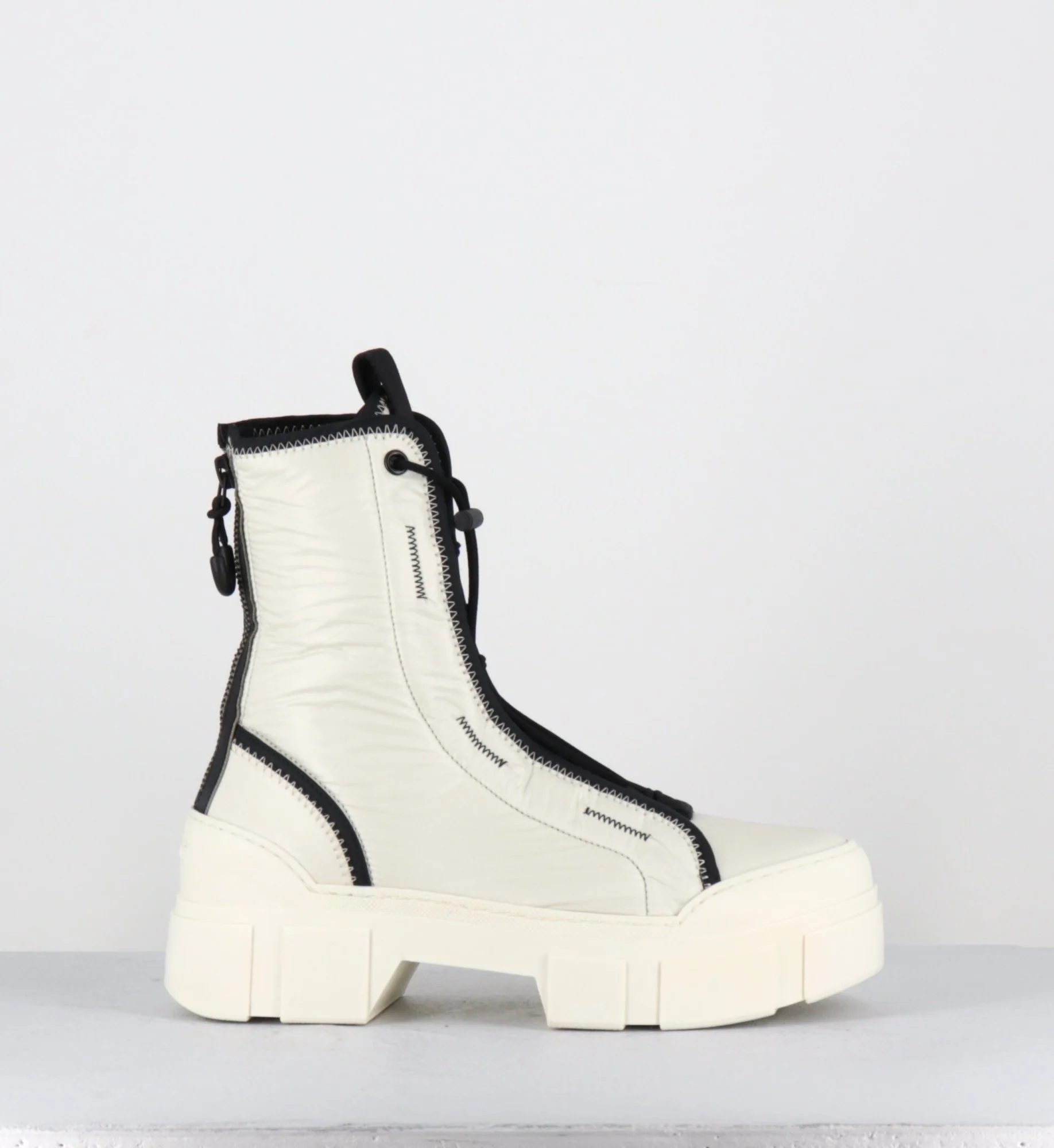 Boots en nylon blanc cassé & élastique réglable - 1D7300D SILK WIRE