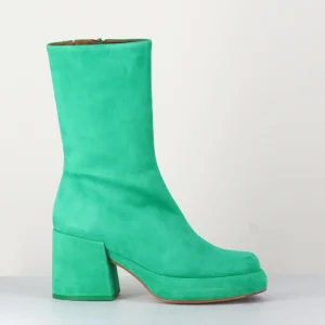 Boots en daim vert - SUSAYE GREEN BOOTS