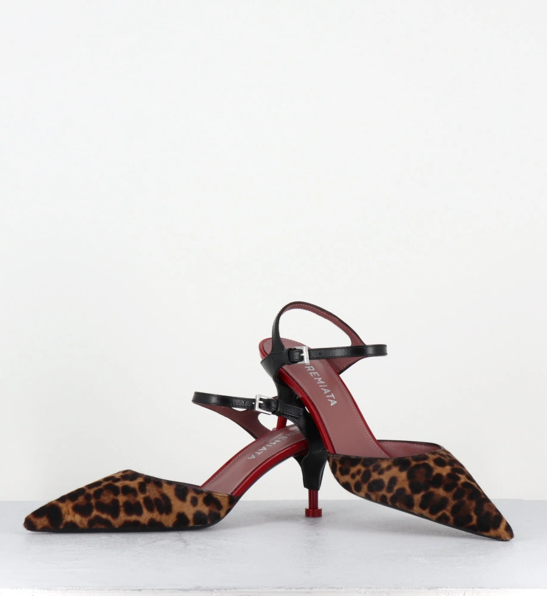Escarpins bout pointu petit talon pony leopard - M7013 LEO MIELE – Image 5