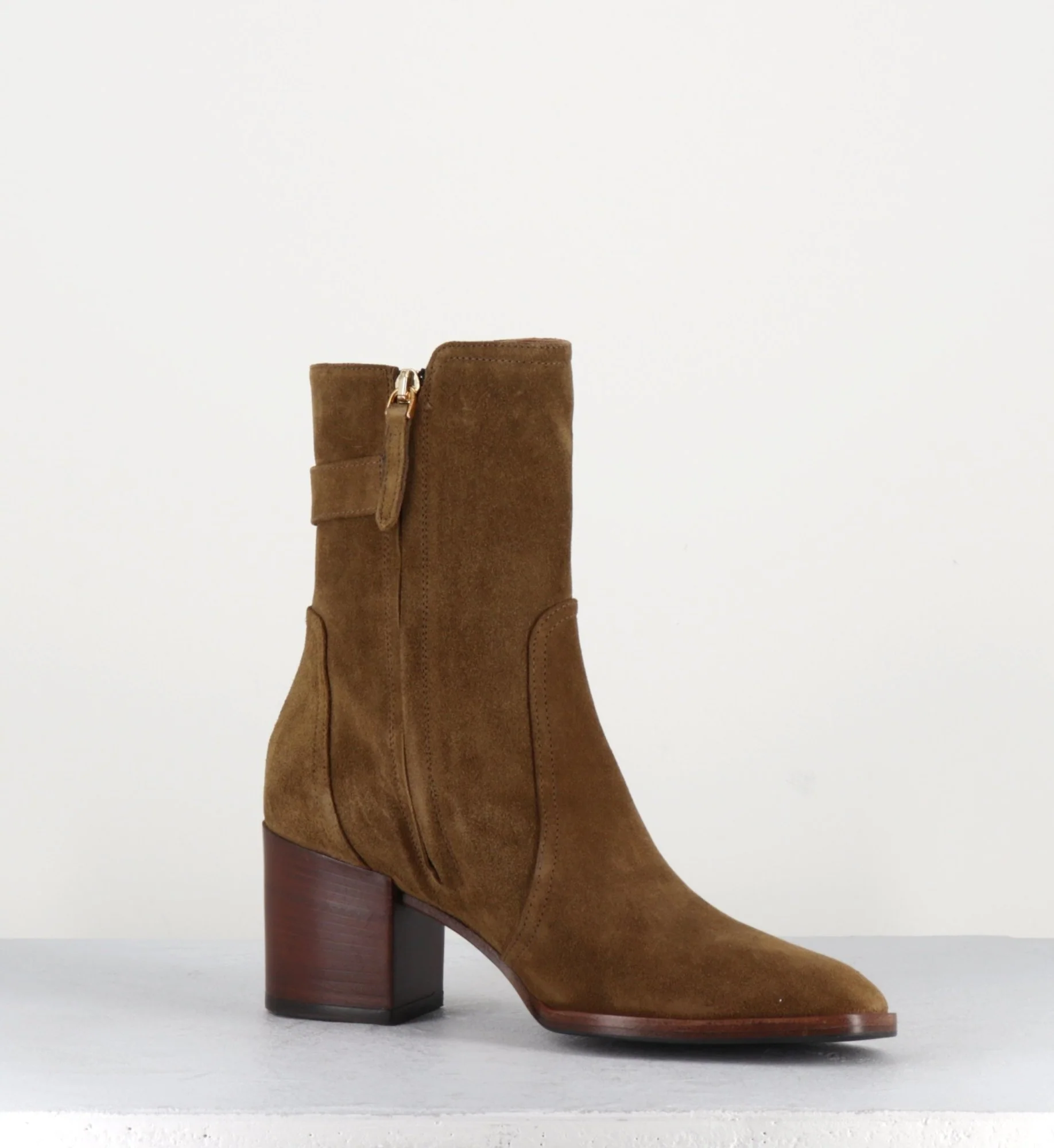 Boots en daim camel - 2525 MOUTARDE – Image 7